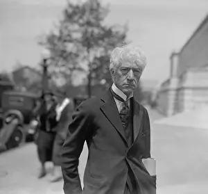 Sidewalk Prints: Judge Kenesaw Mountain Landis, Commissioner of Baseball, 1924. (BSLOC_2015_17_49)