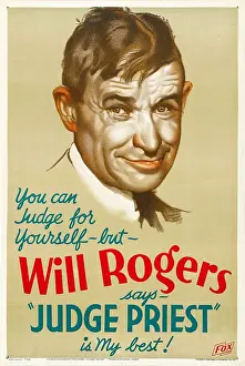 Images Dated 23rd September 2009: JUDGE PRIEST, Will Rogers, 1934