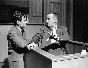 Trial Prints: JUDGMENT AT NUREMBERG, Maximilian Schell, Montgomery Clift, 1961