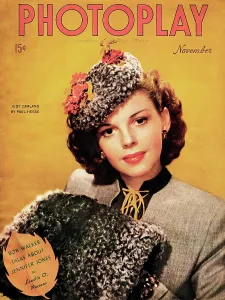 Judy Garland, Photoplay and Movie Mirror magazine cover, November 1944