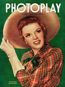 Sun Hat Prints: Judy Garland, Photoplay and Movie Mirror magazine cover, November 1945