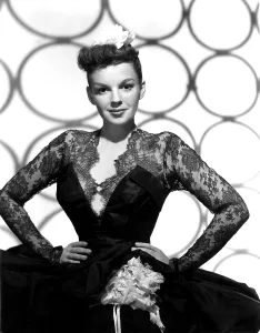Lace Dress Prints: Judy Garland, portrait, 1947