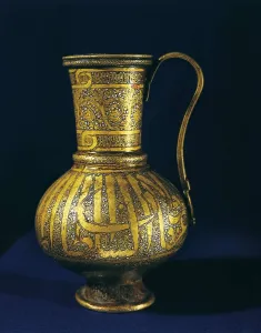 Jewel Prints: Jug with silver inlays from the 14th c