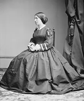 Ladies Prints: Julia Dent Grant, wife of Civil War general and president Ulysses S
