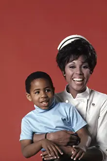 African American Prints: JULIA, from left: Marc Copage, Diahann Carroll, (Season 1, 1968), 1968-1971