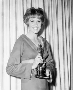 1965 Movies Prints: Julie Andrews, with her Best Actress Oscar for MARY POPPINS, 1965