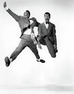 Yelling Prints: JUMPING JACKS, Dean Martin, Jerry Lewis, 1952