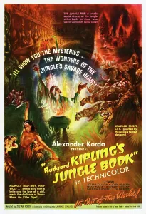 3hp Ec Prints: JUNGLE BOOK, US poster art, Sabu, 1942