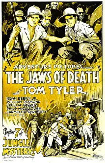 Images Dated 13th October 2009: JUNGLE MYSTERIES, top left: Tom Tyler in Chapter 7: The Jaws of Death, 1932