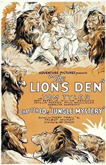 Wild Animals Prints: JUNGLE MYSTERY, Chapter 10: The Lion's Den, 1932