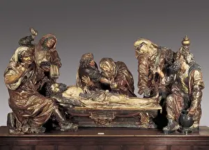 1539 Prints: JUNI, Juan de (1507-1577). The Burial of Christ
