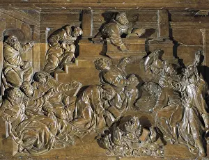 16th C Prints: JUNI, Juan de (1507-1577). Disputes between monks and Jews