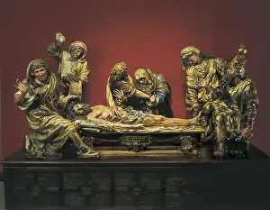 Attire Prints: JUNI, Juan de (1507-1577). Holy Burial of Christ