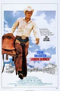 Saddle Prints: JUNIOR BONNER, Steve McQueen on poster art, 1972