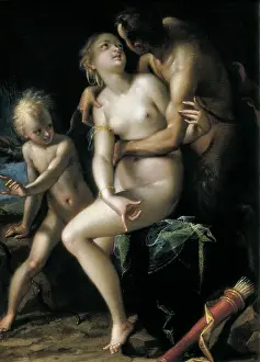 Sexual Prints: Jupiter, Antiope and Cupid (Jupiter)