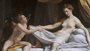 One Young Woman Only Prints: Jupiter and Dana, by Antonio Allegri known as Correggio