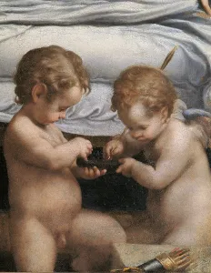 Arrow Prints: Jupiter and Dana, by Antonio Allegri known as Correggio