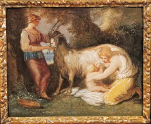 Feeding Prints: Jupiter Fed by the Goat Amalthea