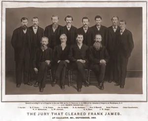 Courts Prints: The jury that acquitted Frank James