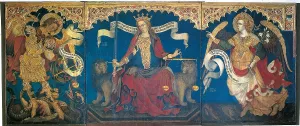 One Young Woman Only Prints: Justice between the Archangels Michael and Gabriel