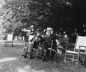 Judge Prints: Justices Joseph McKenna (left) and Willis Van Devanter (right) in 1920s