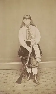 Studio Portrait Prints: Kady Brownell was the only female to receive discharge papers from the Union Army during the US Civil War