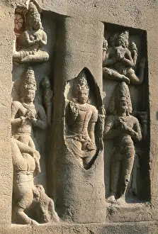 Temples Prints: Kailashnath Temple. 8th c. INDIA