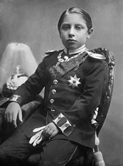 Kaiser Wilhelm II, as a 12 year old prince 1871, was the first born grandchild of Queen Victoria