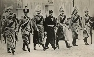 Sash Prints: Kaiser Wilhelm II with his six sons
