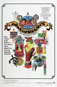Eyes Prints: KALEIDOSCOPE, US poster, top from left: Warren Beatty, Susannah York, 1966