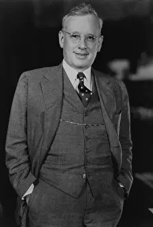 Landon Prints: Kansas Governor Alfred Landon was the Republican Presidential nominee in the 1936