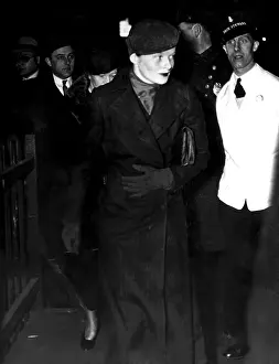 Ship Prints: Katharine Hepburn boarding the SS Paris for a trip to Europe