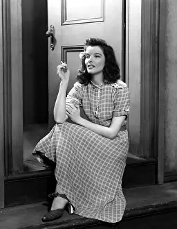 Stage Prints: Katharine Hepburn in the Broadway stage production of THE PHILADELPHIA STORY
