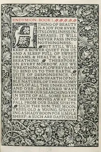 Poem Prints: KEATS, John (1795-1821). British poet