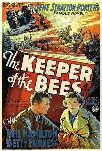 Neil Prints: THE KEEPER OF THE BEES, US poster art, from left: Neil Hamilton, Betty Furness, 1935