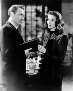 Images Dated 9th October 2013: KEEPER OF THE FLAME, from left, Spencer Tracy, Katharine Hepburn, 1942