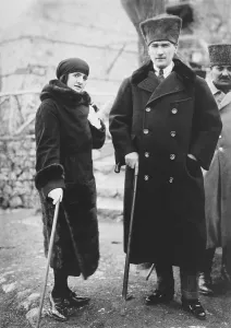Public Appearance Prints: Kemal Ataturk, President of Turkey and his wife