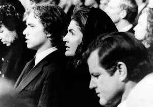 Images Dated 4th April 2007: The Kennedy Family attends a funeral; Ethel Kennedy, Joseph Kennedy III