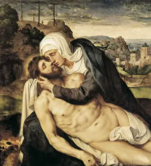 Vlaanderen Prints: KEY, Willem (1515-1568). The Lamentation