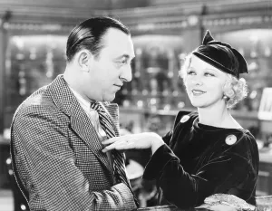 Glenda Prints: THE KEYHOLE, from left: Allen Jenkins, Glenda Farrell, 1933