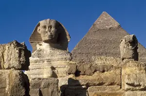 Giza Prints: Khafre's Pyramid; The Giza Sphinx