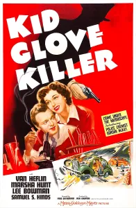 Silhouette Prints: KID GLOVE KILLER, US poster, from left: Van Heflin, Marsha Hunt, 1942