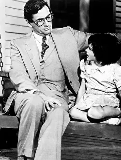 Father And Daughter Prints: TO KILL A MOCKINGBIRD, from left, Gregory Peck, Mary Badham, 1962