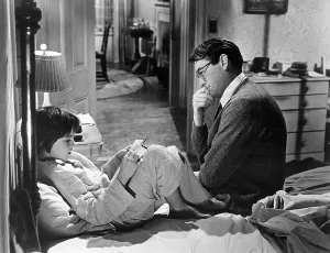 Pajamas Prints: TO KILL A MOCKINGBIRD, Mary Badham, Gregory Peck, 1962