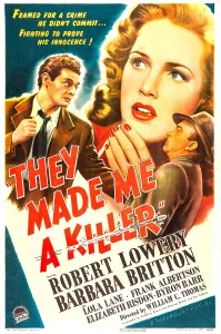 Murder Prints: THEY MADE ME A KILLER, US poster