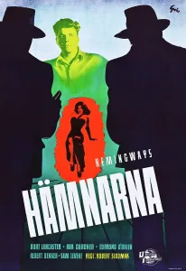 Jbp11fb18 Prints: THE KILLERS (aka HAMNARNA), Burt Lancaster, (Swedish poster art), 1946