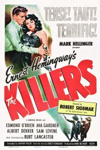 Weapon Prints: THE KILLERS, US poster art, Burt Lancaster, Ava Gardner, 1946
