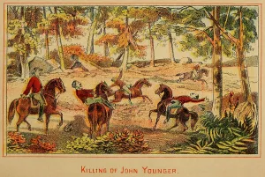 Bandits Prints: Killing of John Younger, member of the James-Younger criminal gang on March 17