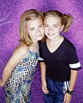 Pigtails Prints: TWO OF A KIND, from left: Ashley Olsen, Mary-Kate Olsen, (1998), 1998-99