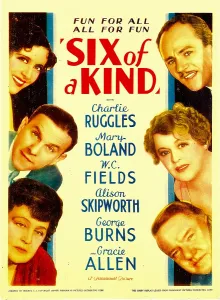 Burns Prints: SIX OF A KIND, left from top: Gracie Allen